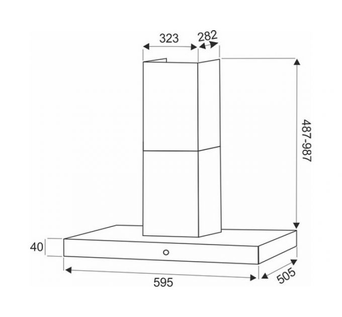 Вытяжка EXITEQ EX-1096 black