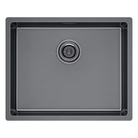 Мойка Paulmark Lassan 54 uni LA54-GM, вороненая сталь
