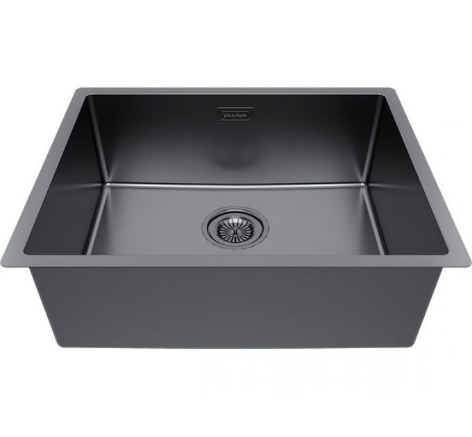 Мойка Paulmark Lassan 54 uni LA54-GM, вороненая сталь