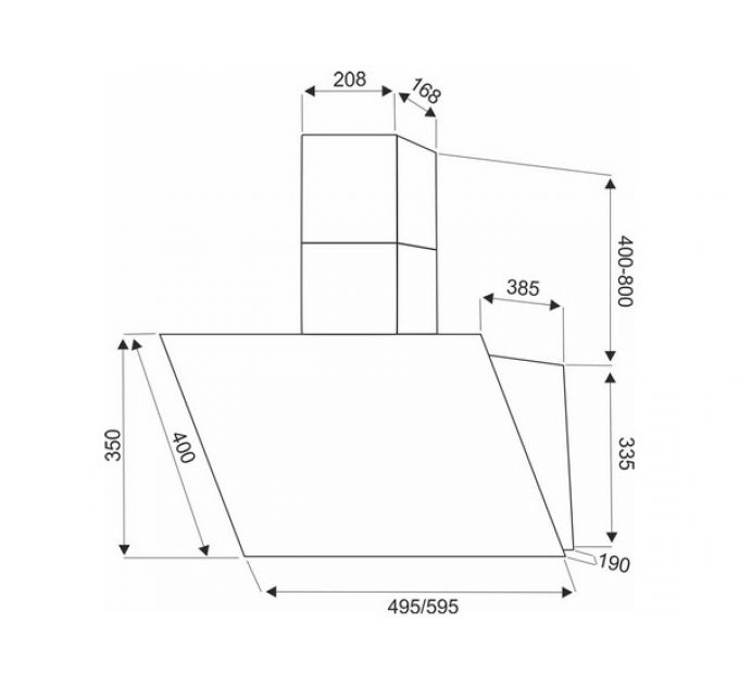 Вытяжка EXITEQ EX-1156 black