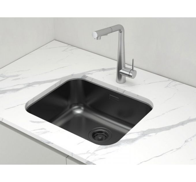 Мойка Paulmark Vello 53 uni VE53-MBN, матовый черный