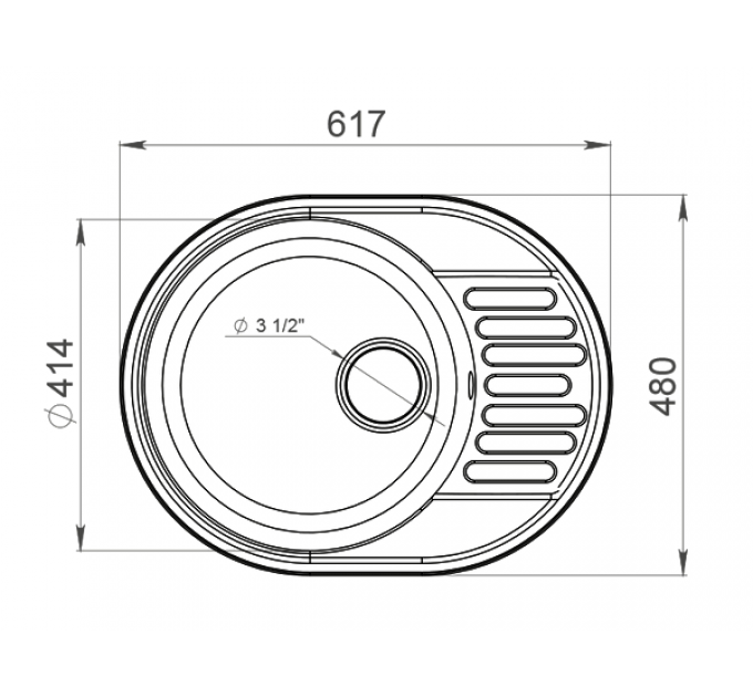 Мойка GRANFEST GF-Z58 белый