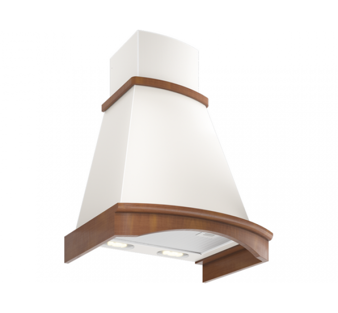 Вытяжка Elikor Ротонда 60П-650-П3Л бежевый/дуб кор.