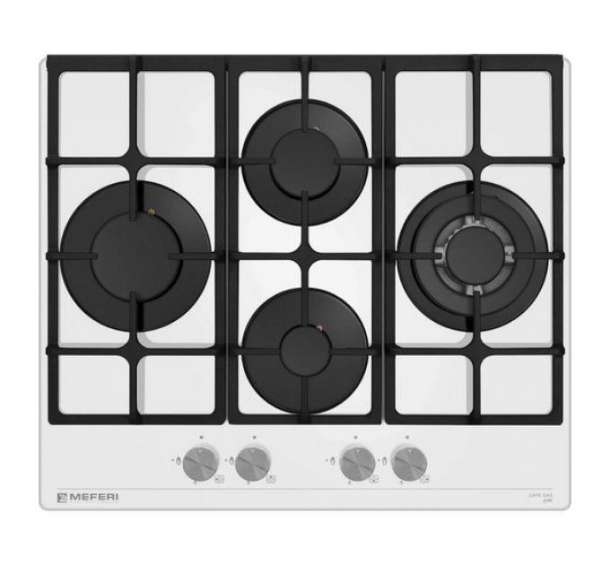 Варочная панель MEFERI MGH604WH GLASS ULTRA газовая