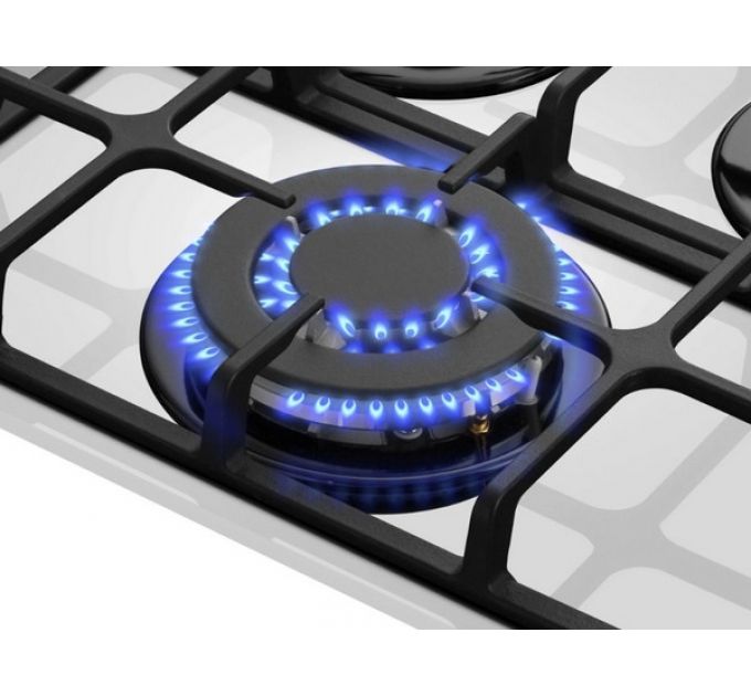 Варочная панель MEFERI MGH604WH GLASS ULTRA газовая