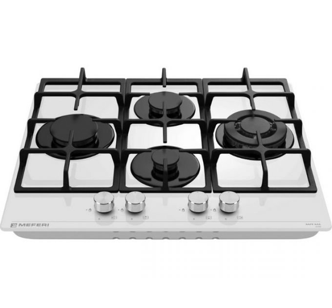 Варочная панель MEFERI MGH604WH GLASS ULTRA газовая