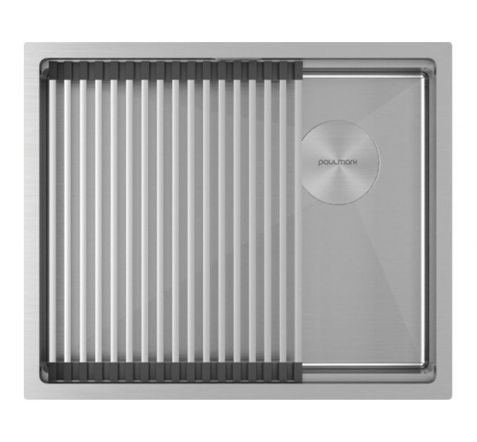 Мойка Paulmark Next-pro 54 uni PM705445-BS, брашированная нерж. сталь