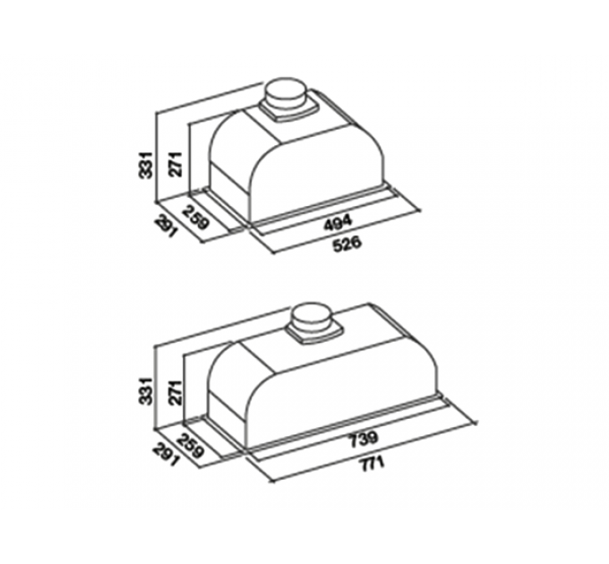Вытяжка Falmec BUILT-IN 50 MAX EVO