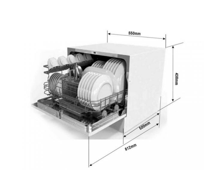 Посудомоечная машина EXITEQ EXDW-T502 отдельностоящая