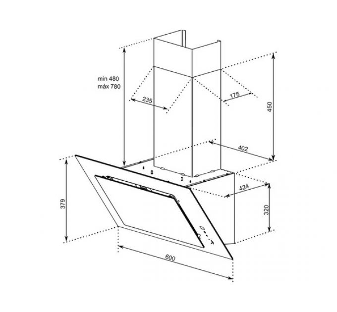 Вытяжка Teka DVT 68660 TBS BLACK (112930039)