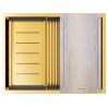 Мойка Paulmark Next-multi sink 58 uni PM785845-BG, брашированное золото