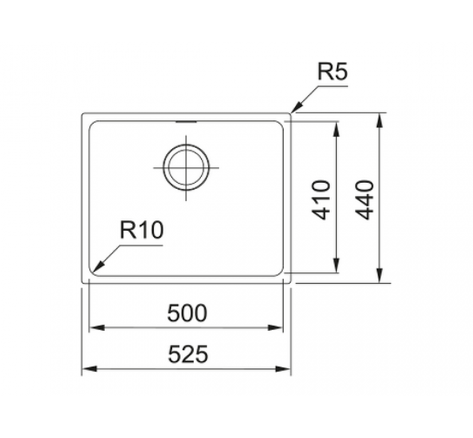 Мойка Franke SID 110-50, белый (125.0443.352)