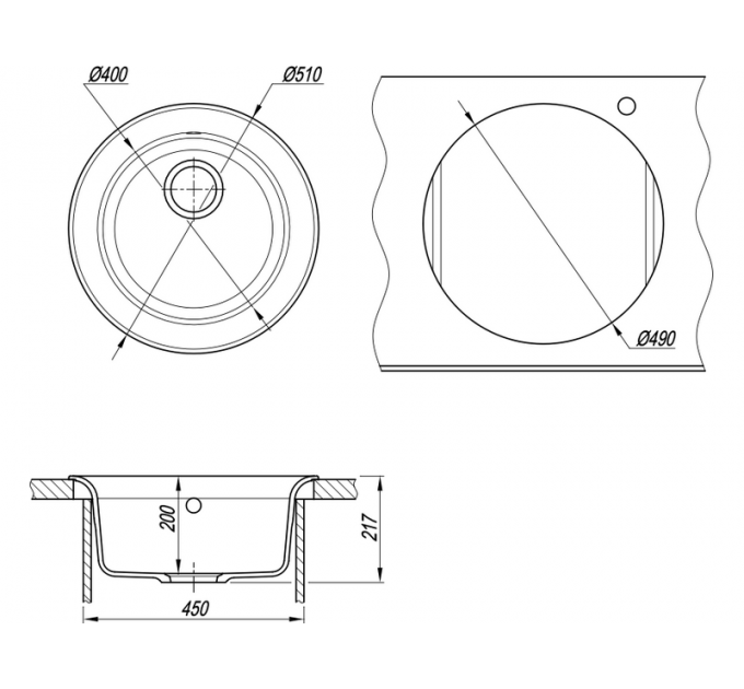 Мойка Florentina Антик бежевый