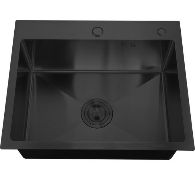 Мойка Handmade MR-5843BL, вороненая сталь (набор 3 в 1)