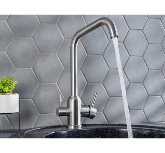 Смеситель Handmade SUS124-017F-015, нерж.сталь