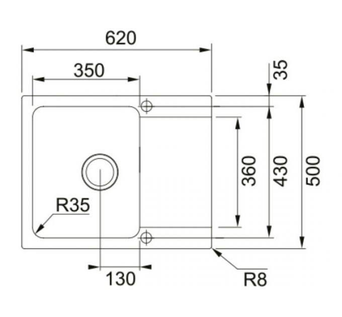 Мойка Franke OID 611-62, оникс (114.0443.356)