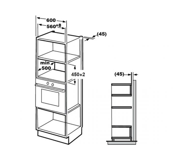 СВЧ - печь Evelux MW 25 W