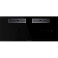 Варочная панель Kuppersbusch KMI 12850.0 SR-E Silver Chrome индукционная с вытяжкой