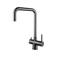 Смеситель Paulmark Wetter We213030-GM, вороненая сталь