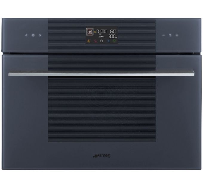 Духовой шкаф SMEG SO4102M1G компактный с СВЧ