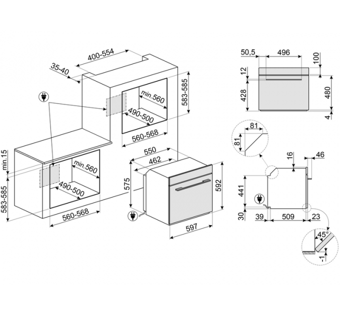 Духовой шкаф SMEG SO6302TX