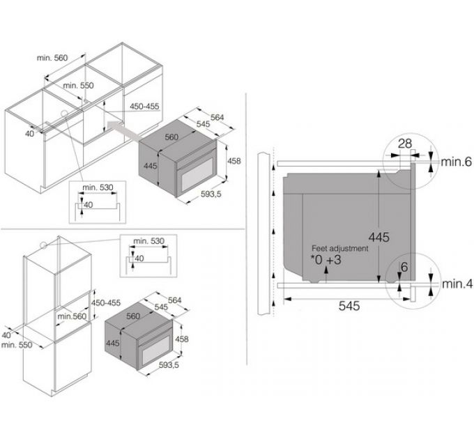 Духовой шкаф ASKO OCM24BGH компактный с СВЧ