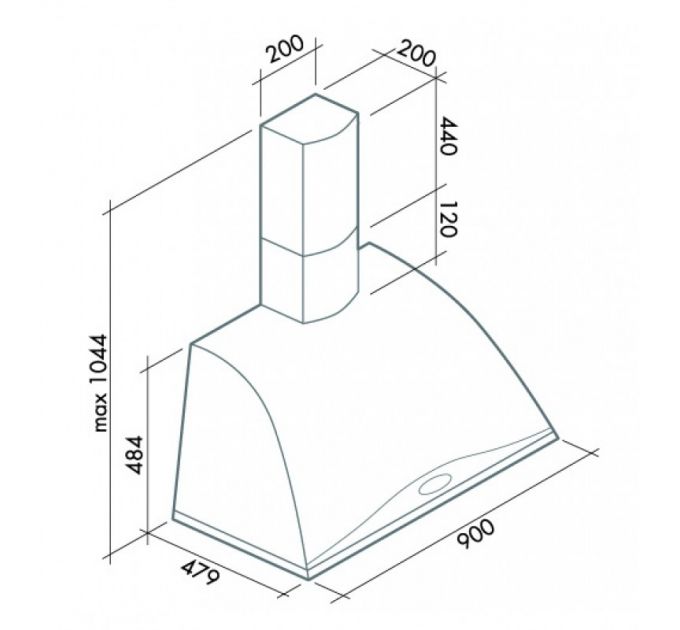 Вытяжка Falmec GINEVRA BOSTON 90