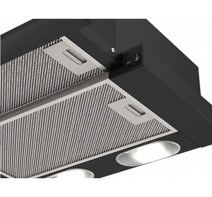 Вытяжка Elikor Интегра 50П-400-В2Л черный/черн.