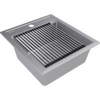 Мойка Paulmark Stepia 45 PM114651-GRM, серый металлик