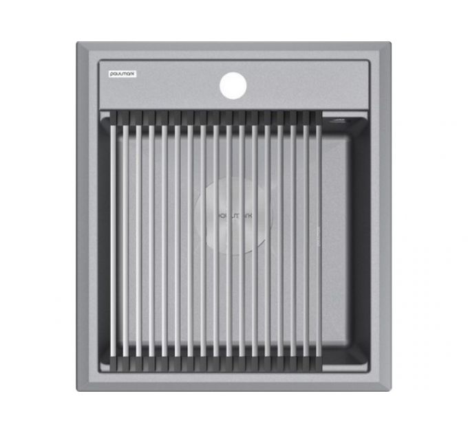 Мойка Paulmark Stepia 45 PM114651-GRM, серый металлик