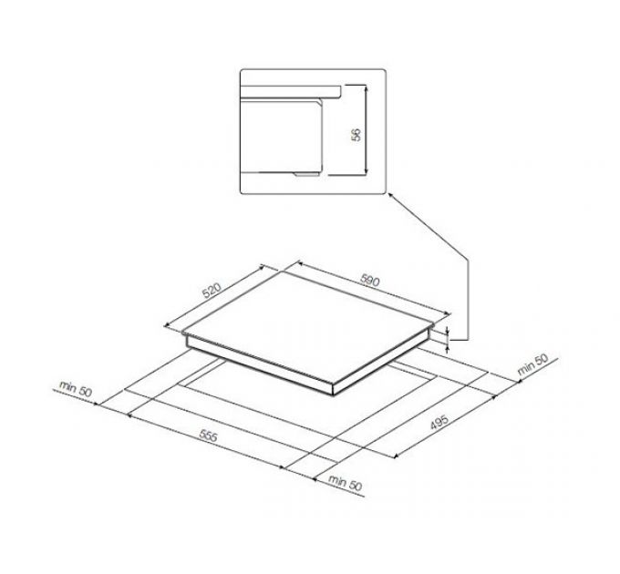Варочная панель GRAUDE IK 60.0 AC индукционная