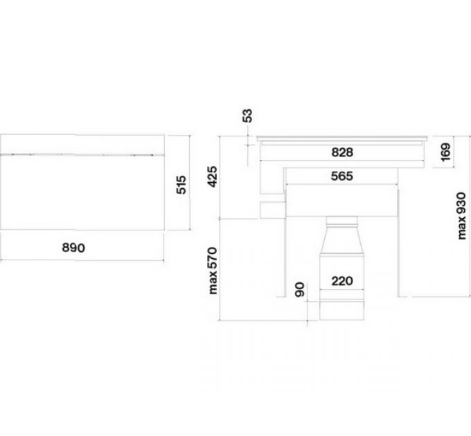 Варочная панель Falmec BRERA индукционная с вытяжкой