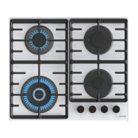 Варочная панель Gorenje GKTW642SYW газовая