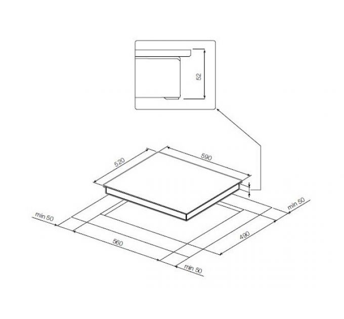 Варочная панель GRAUDE EK 60.2 электрическая
