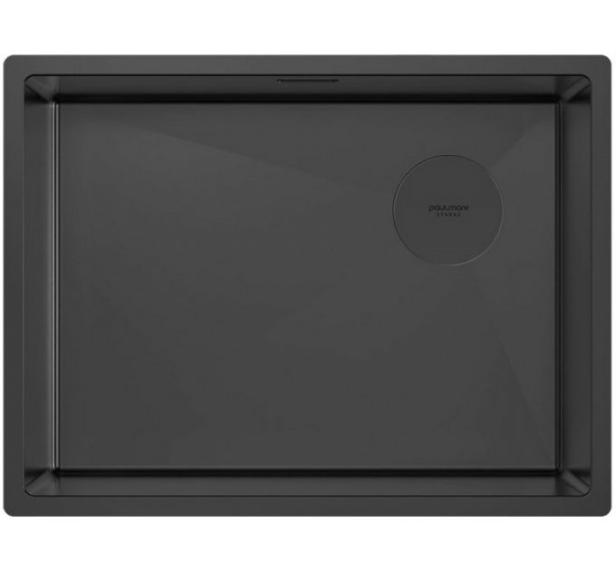 Мойка Paulmark Next-skew 58 uni PM885844-MBN, матовый черный