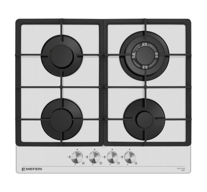 Варочная панель MEFERI MGH604WH GLASS POWER газовая