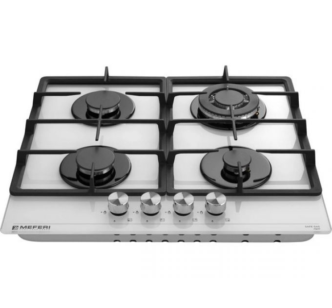 Варочная панель MEFERI MGH604WH GLASS POWER газовая