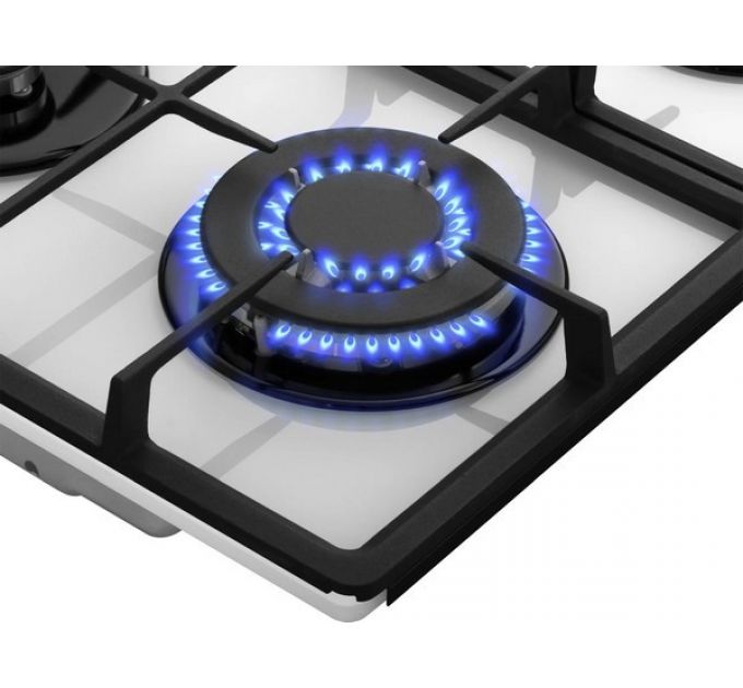 Варочная панель MEFERI MGH604WH GLASS POWER газовая