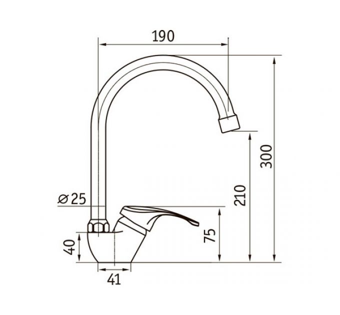 Смеситель Ukinox UM2304 CR