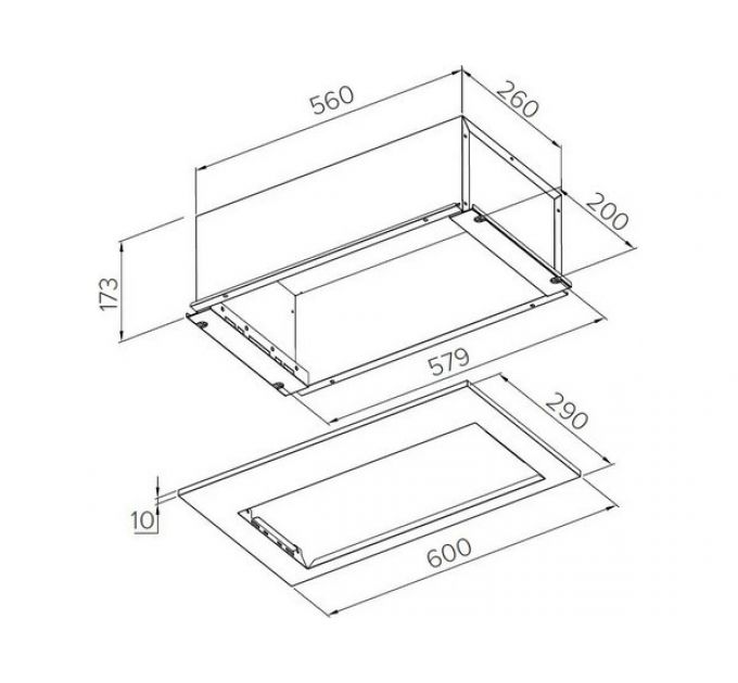 Вытяжка MEFERI INBOX60BK SENSOR COMFORT
