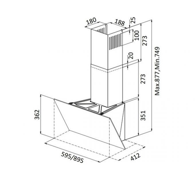 Вытяжка Jacky's JV WB671