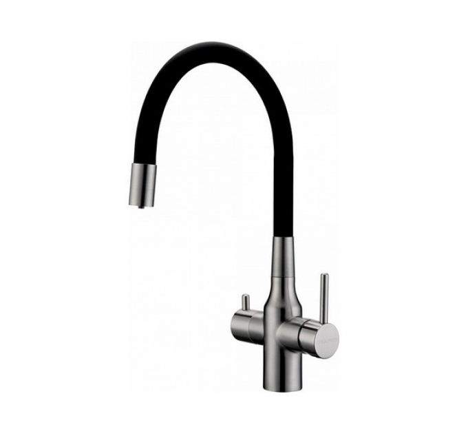 Смеситель Paulmark Salix Sa213419-BS (NI), брашированная сталь (никель)