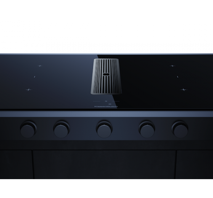 Варочная панель Kuppersbusch KMI 9850.1 SR-S Silver Chrome индукционная с вытяжкой