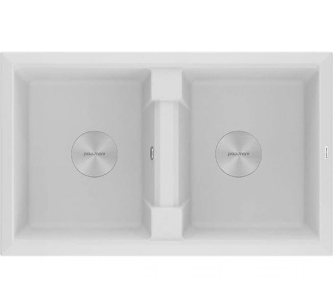 Мойка Paulmark Tandem 80/2 PM238150-WH, белый