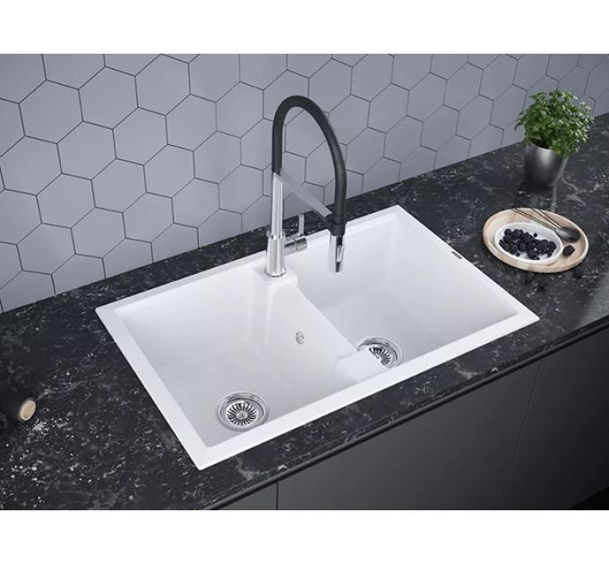 Мойка Paulmark Tandem 80/2 PM238150-WH, белый