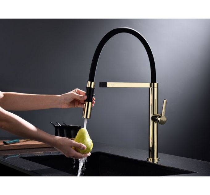 Смеситель Paulmark Leader Le214101-G, золото