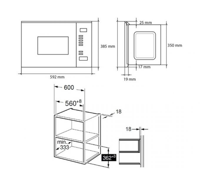 СВЧ-печь MAUNFELD MBMO.20.8GB