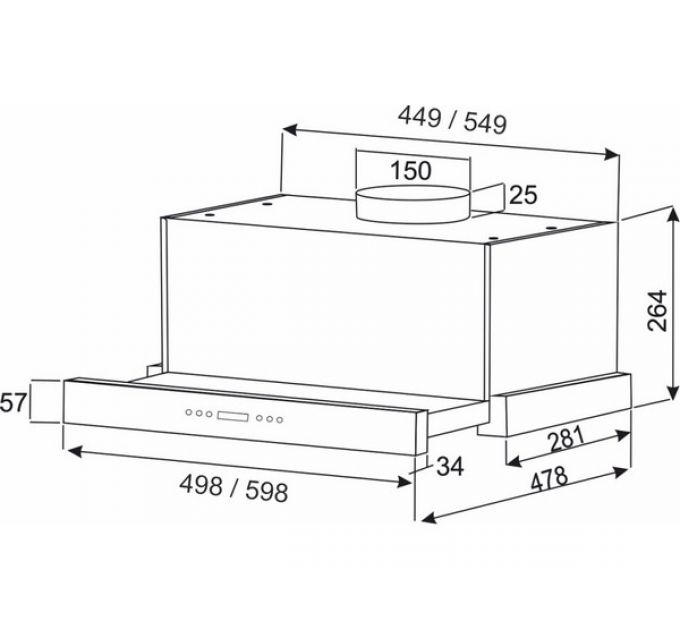 Вытяжка EXITEQ EX-1145 white