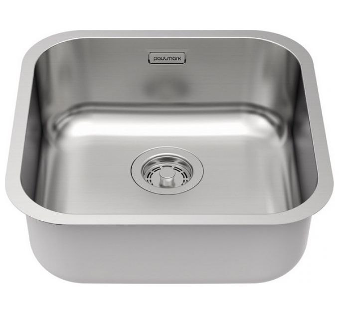 Мойка Paulmark Vello 44 uni VE44-BS, брашированная нерж. сталь