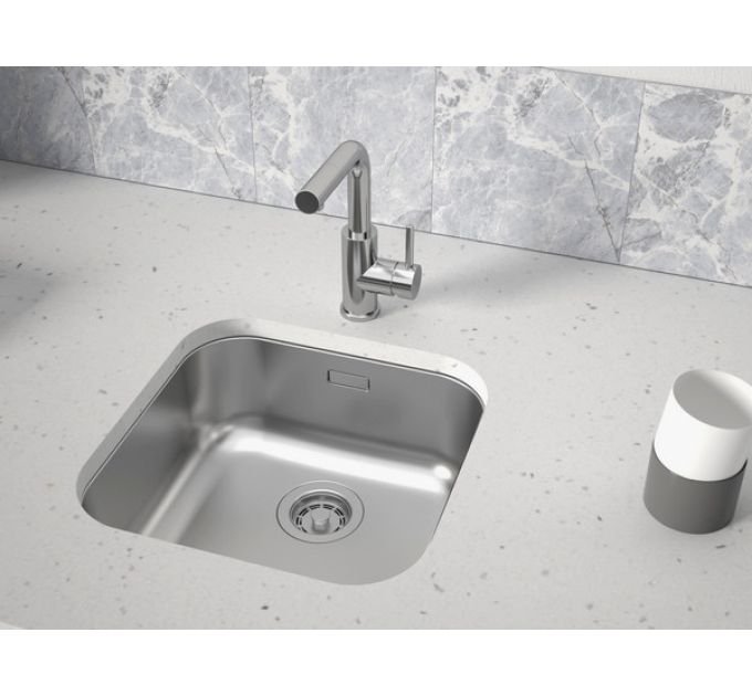 Мойка Paulmark Vello 44 uni VE44-BS, брашированная нерж. сталь